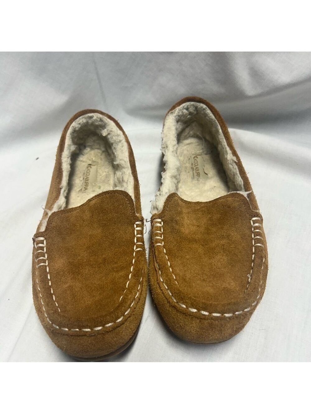 Koolaburra by Ugg Women's US 7 UK 5 Brown Suede Slip On Moccasin Slippers - Picture 2 of 9